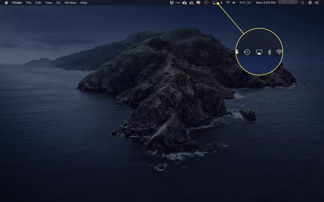 Sélectionner l'icône AirPlay