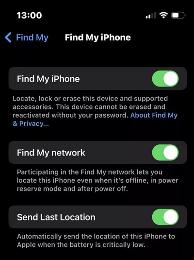 Trouver votre iPhone