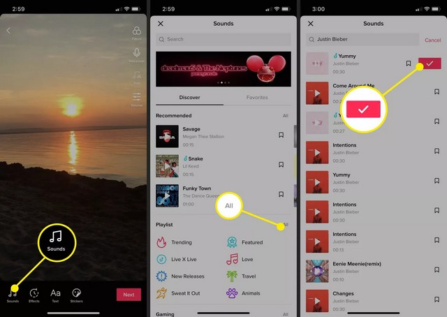 Ajouter une musique sur sa vidéo TikTok