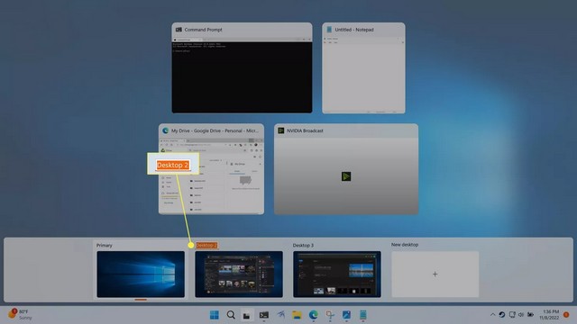 Comment renommer un bureau dans Windows 11