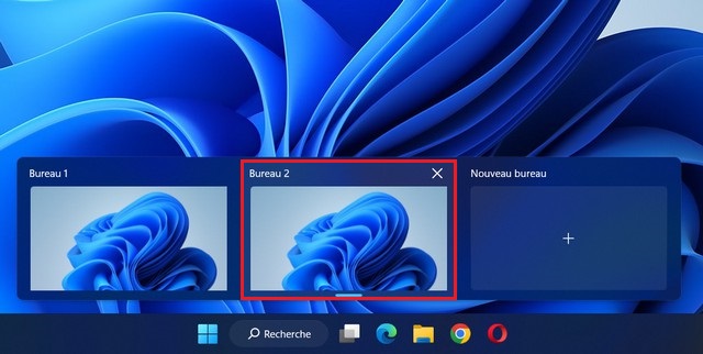 Créer des bureaux virtuels sur Windows 11