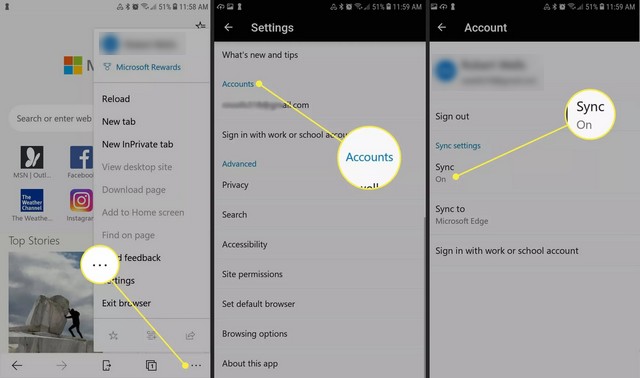 Installer Microsoft Edge sur Android