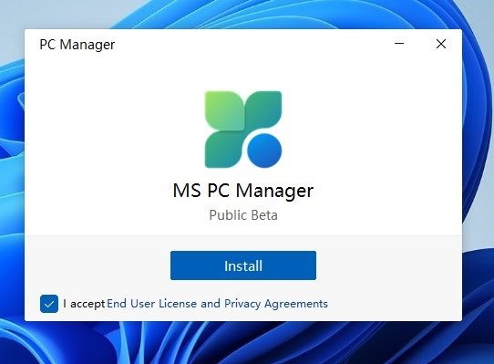 Installer Microsoft PC Manager sur Windows 11