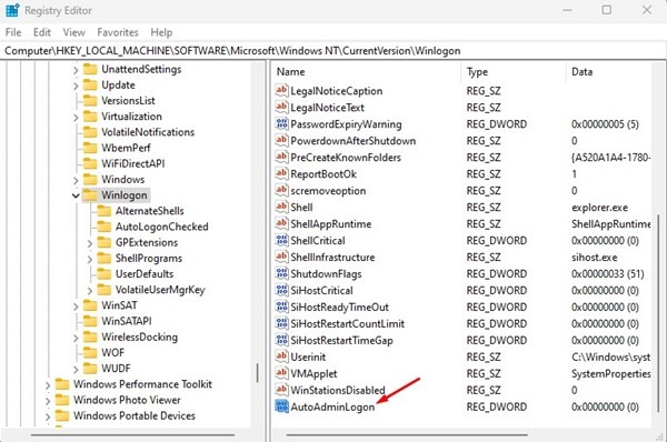 activer la connexion automatique dans Windows 11