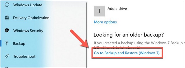 Accéder à la sauvegarde et à la restauration