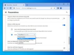 Comment activer DNS over HTTPS dans Google Chrome