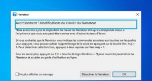 Comment activer ou désactiver le Narrateur sous Windows 10