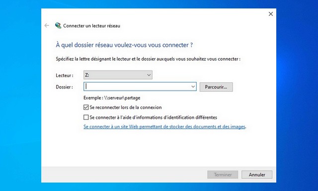 Comment mapper un lecteur réseau sous Windows 10