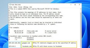 Comment modifier le fichier Hosts sur Windows 11