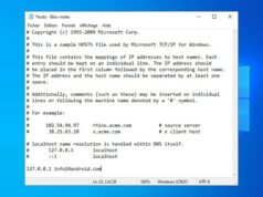 Comment modifier le fichier hosts sur Windows 10