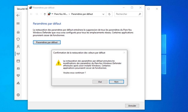 Comment réinitialiser le pare-feu intégré sur Windows 10