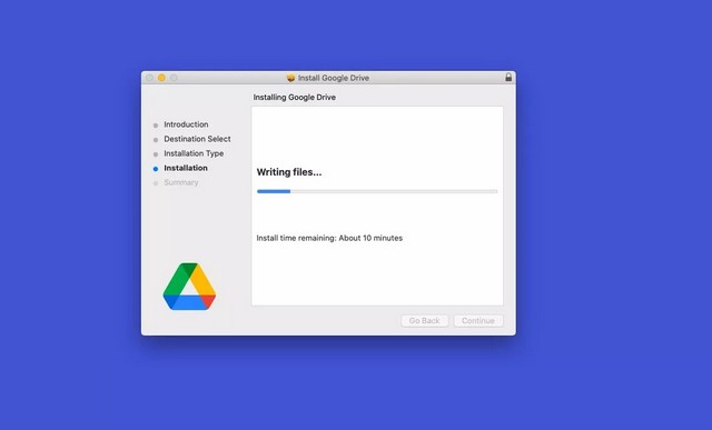 Installer Google Drive sur Mac