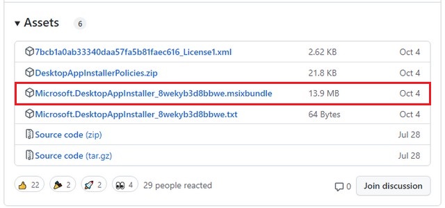 Installer Windows Package Manager