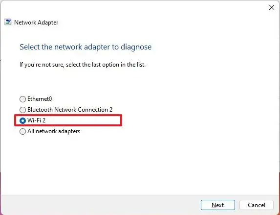 Les problèmes de WiFi sur Windows 11