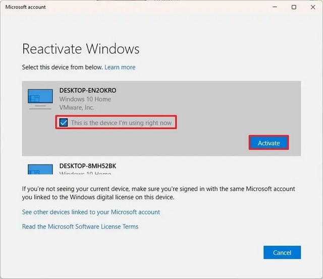 Réactiver Windows 11