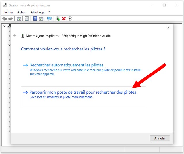 Rechercher des pilotes