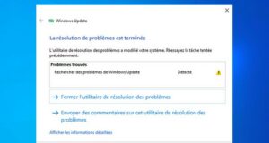 Réinitialiser les composants Windows Update sur Windows 10