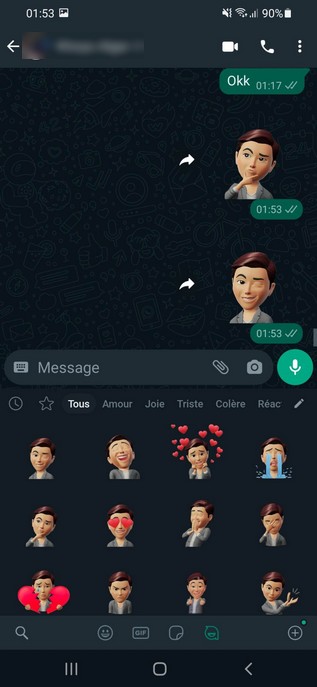 Utiliser votre avatar