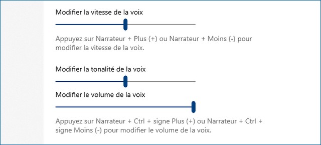 le Narrateur sur Windows 10