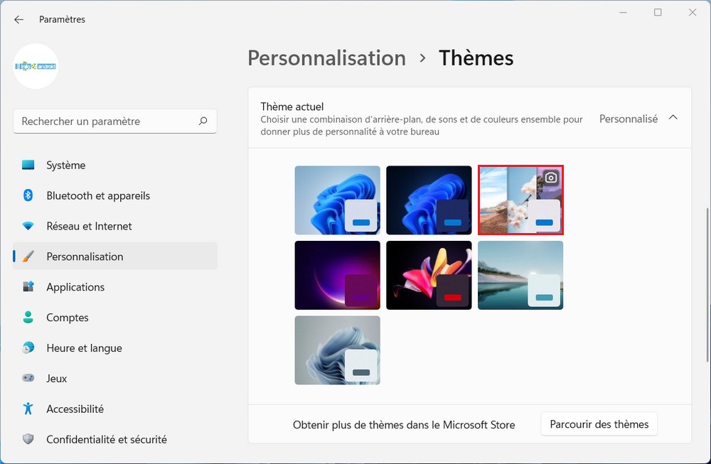 Changer automatiquement le fond d'écran