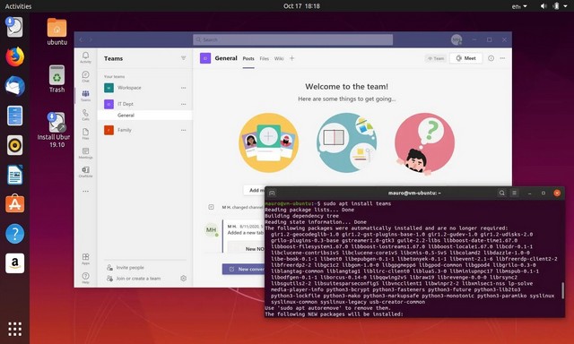 Comment installer Microsoft Teams sur Linux