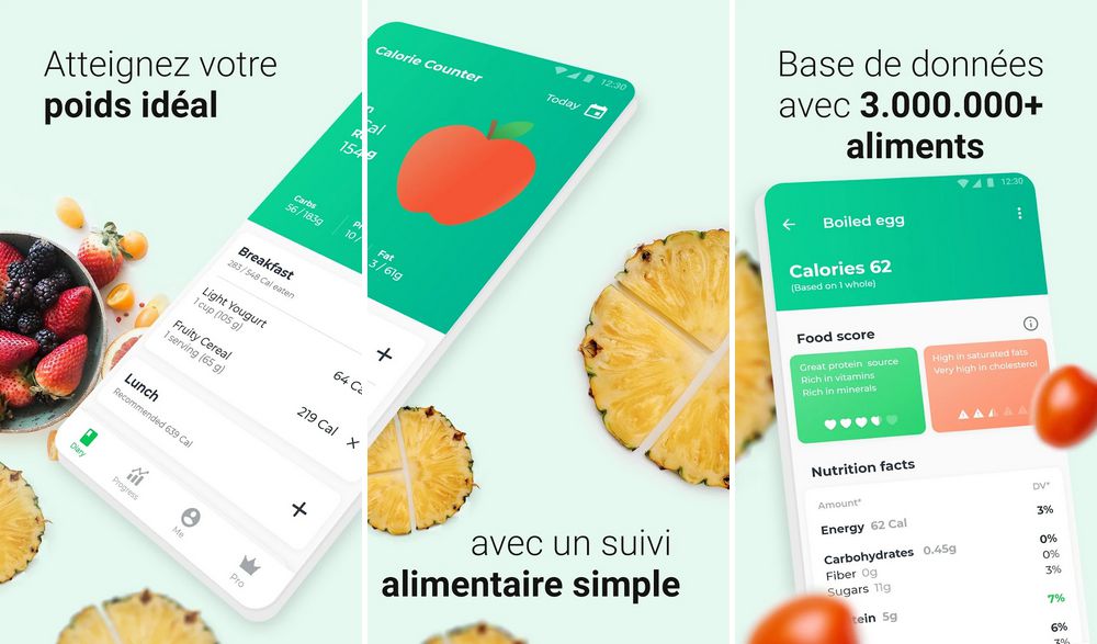 Compteur de calories et Régime