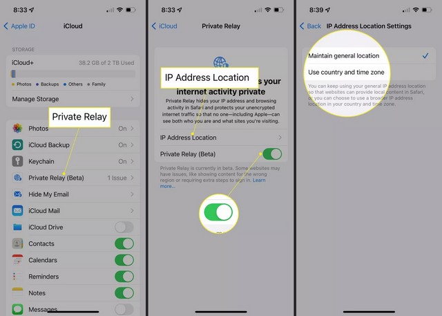 Conserver la position générale