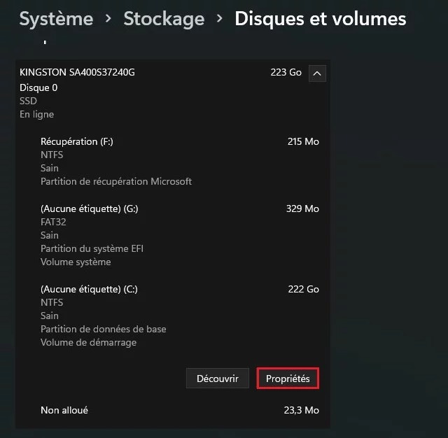 Désactiver BitLocker sur Windows 11