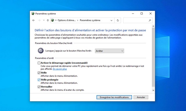 Désactiver le démarrage rapide de Windows 11 et 10