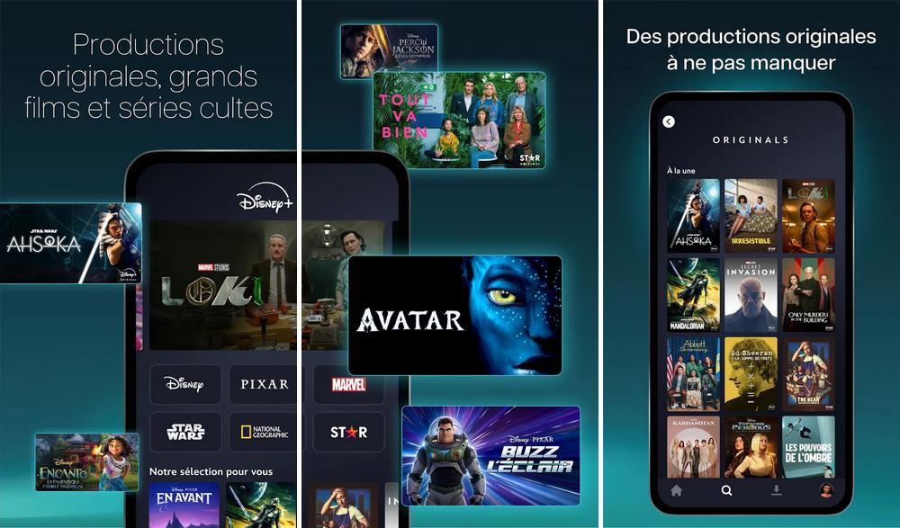 Disney Plus - application pour regarder des films