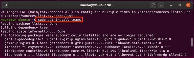 Installer Microsoft Teams sur Linux