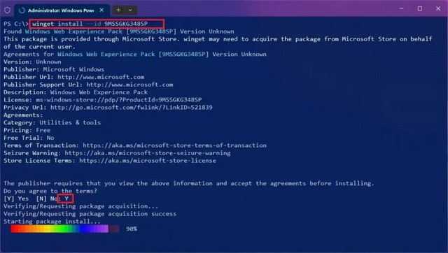 Installer des widgets sur Windows 11