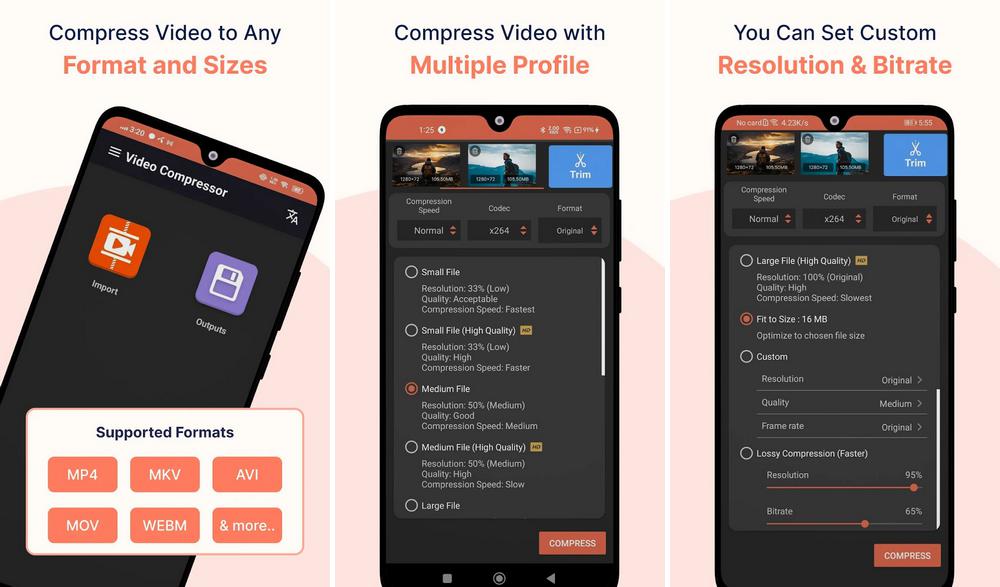 Inverse AI Compresseur vidéo