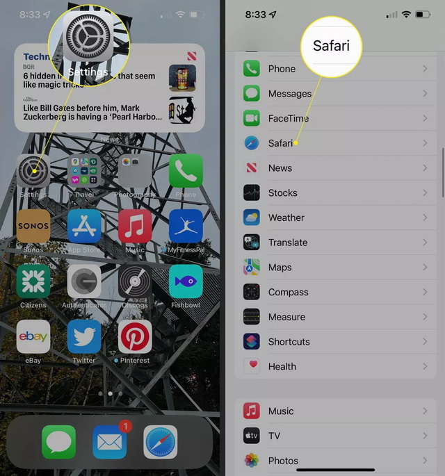 Masquer votre adresse IP sur iPhone dans Safari