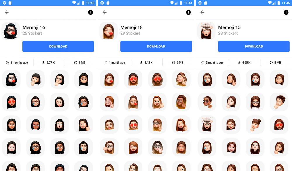 Memoji - Application Emoji pour Android