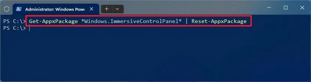 Réinitialiser lapplication Paramètres de Windows 11