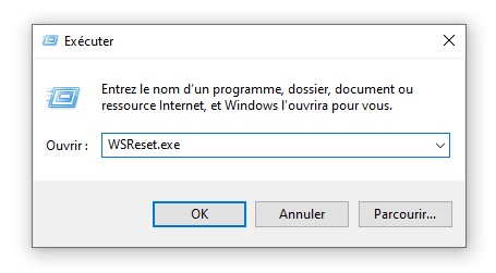 Résoudre les problèmes du Microsoft Store