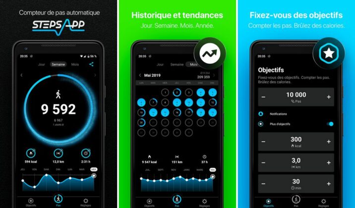 Les 10 meilleures applications podomètre sur Android