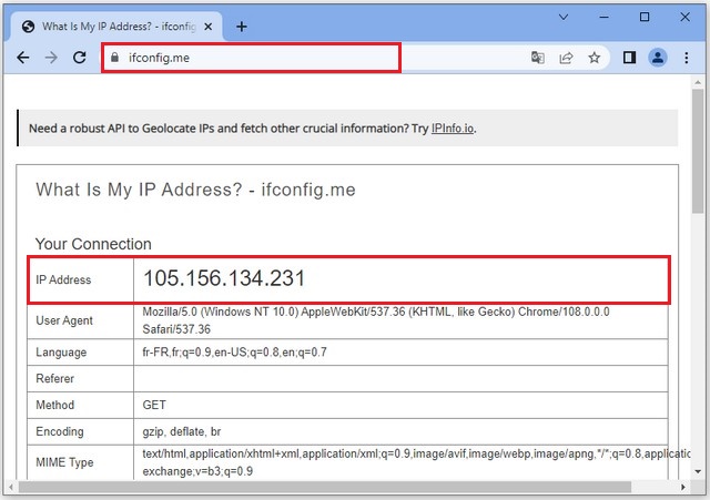 Trouver votre adresse IP Internet sur Windows 11