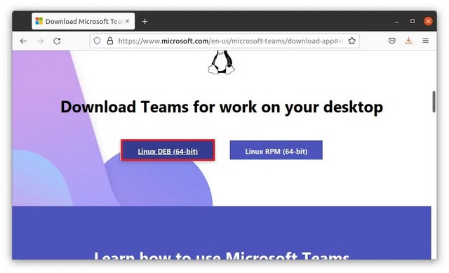 installer Microsoft Teams sur Ubuntu Linux