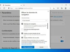 Comment vider le cache sur Microsoft Edge