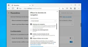 Comment vider le cache sur Microsoft Edge