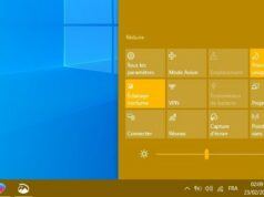 Régler la luminosité de l'écran de Windows 10
