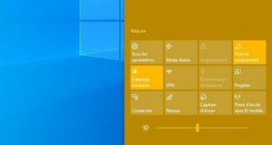 Régler la luminosité de l'écran de Windows 10
