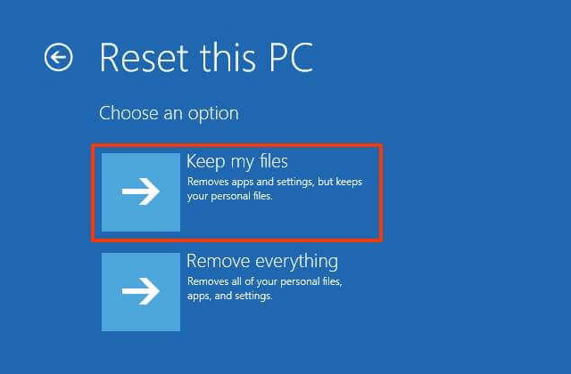 Réinitialiser Windows 10 sans perdre vos données