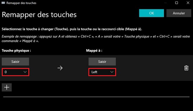 Remapper les touches du clavier