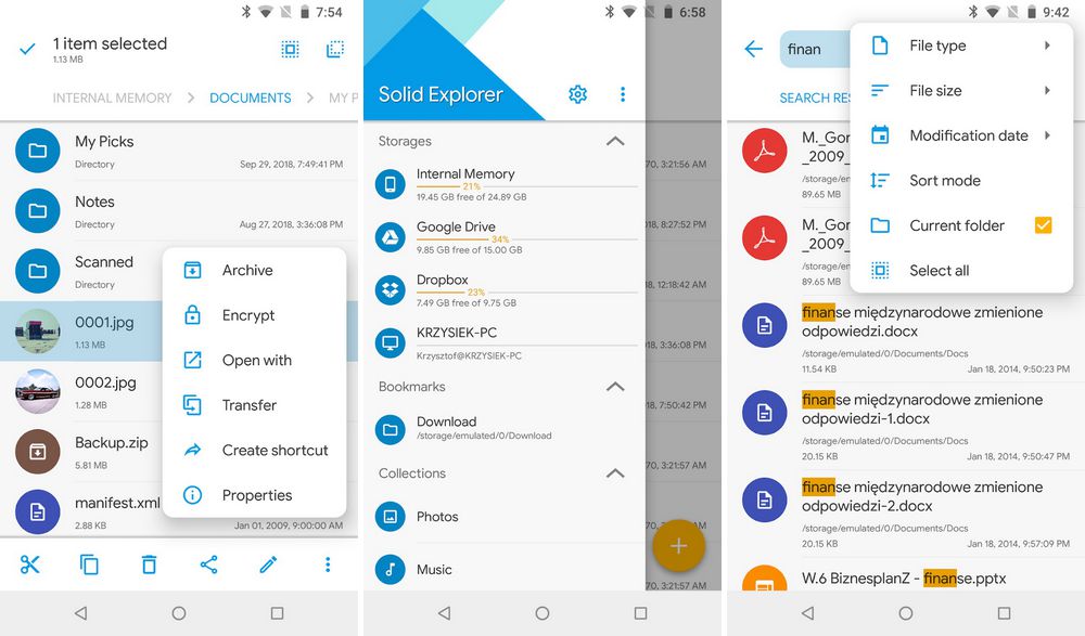 Solid Explorer - Gestionnaire de fichiers Android