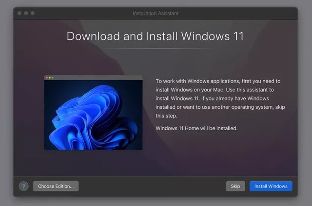 Cliquez sur Installer Windows