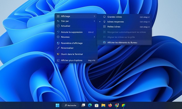 Comment masquer les icônes du bureau dans Windows 11