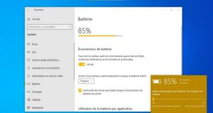 Comment utiliser l'économiseur de batterie sur Windows 10